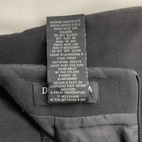 Della Spiga Dark Grey Pencil Skirt Size 4 - Picture 5 of 9